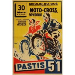 poster di motocicletta vintage