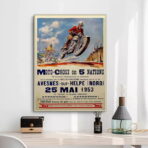 poster di motocross vintage