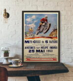 poster di motocross vintage