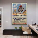 poster di motocross vintage