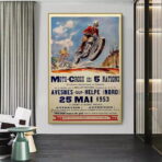 poster di motocross vintage