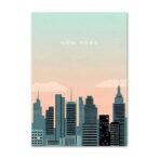 poster vintage di new york
