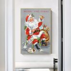 poster natalizio vintage