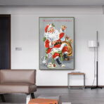 poster natalizio vintage