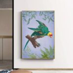 poster di uccelli vintage 1