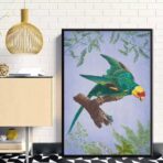 poster di uccelli vintage 1