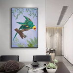 poster di uccelli vintage 1
