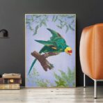 poster di uccelli vintage 1