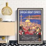 poster vintage orient express
