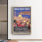 poster vintage orient express