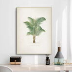 poster vintage con palme