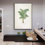 poster vintage con palme