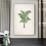 poster vintage con palme
