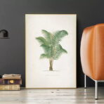 poster vintage con palme