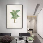 poster vintage con palme