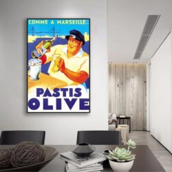 poster pastis olive marsiglia