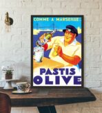 poster pastis olive marsiglia