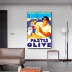 poster pastis olive marsiglia