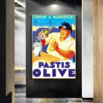 poster pastis olive marsiglia