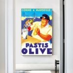poster pastis olive marsiglia