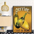 poster vintage perrier 1