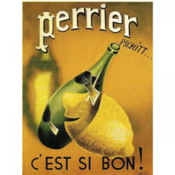 poster vintage perrier 1
