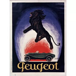 poster vintage peugeot