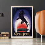 poster vintage peugeot