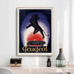 poster vintage peugeot