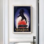poster vintage peugeot
