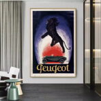 poster vintage peugeot