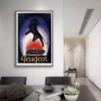 poster vintage peugeot