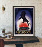 poster vintage peugeot