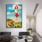 poster pin up anni 60