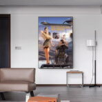 pin up poster aviazione