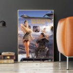 pin up poster aviazione