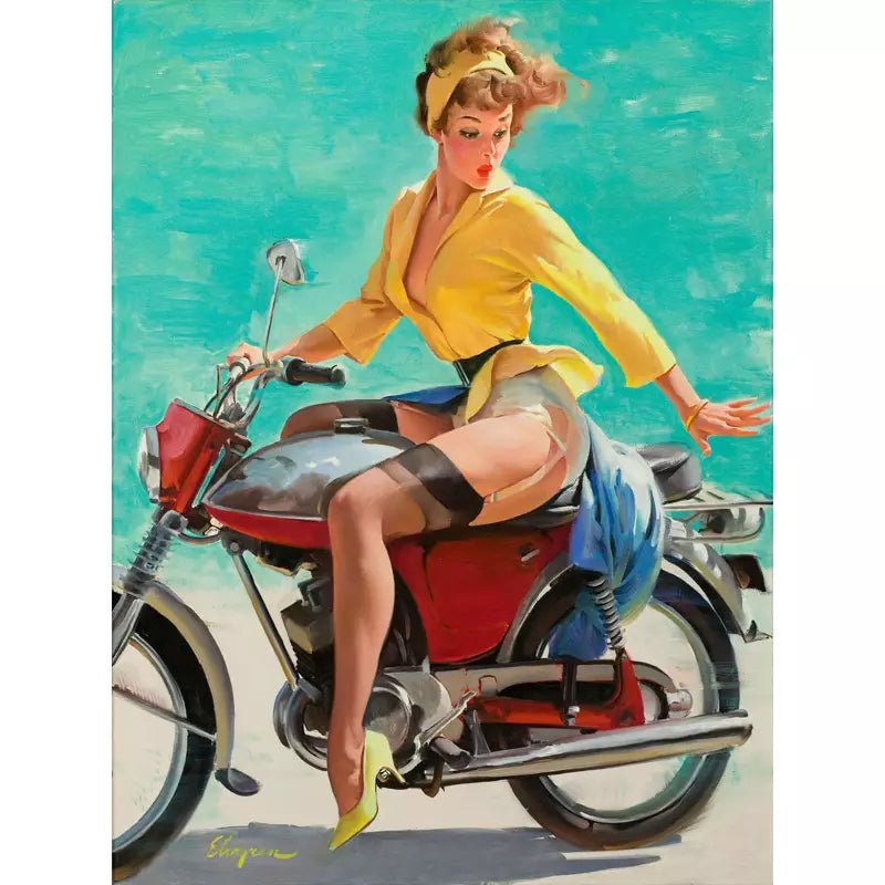 poster di motocicletta pin up poster di motocicletta pin up