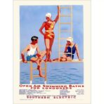 poster vintage della piscina