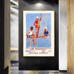 poster vintage della piscina