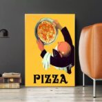 poster pizza vintage