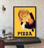 poster pizza vintage
