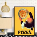 poster pizza vintage