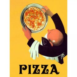 poster pizza vintage