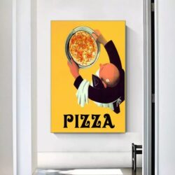poster pizza vintage