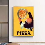 poster pizza vintage