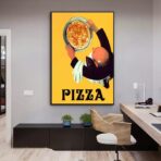 poster pizza vintage
