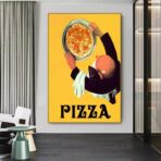 poster pizza vintage