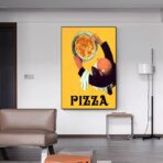 poster pizza vintage