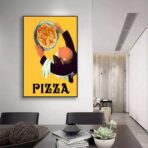 poster pizza vintage