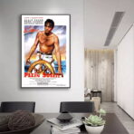 poster in pieno sole